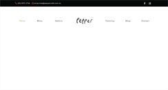 Desktop Screenshot of peppercafe.com.au